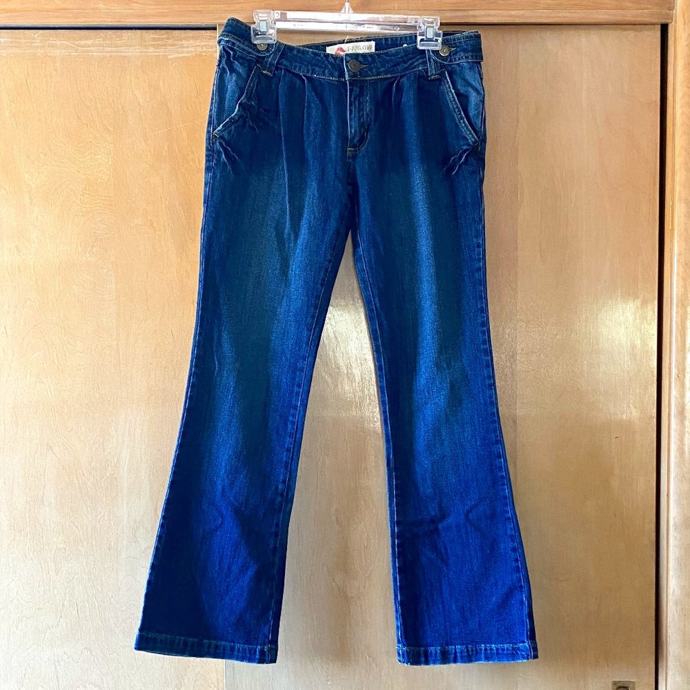 NWT Sz 11 Farlow Jeans Dark Wash 4 Pocket Bootcut